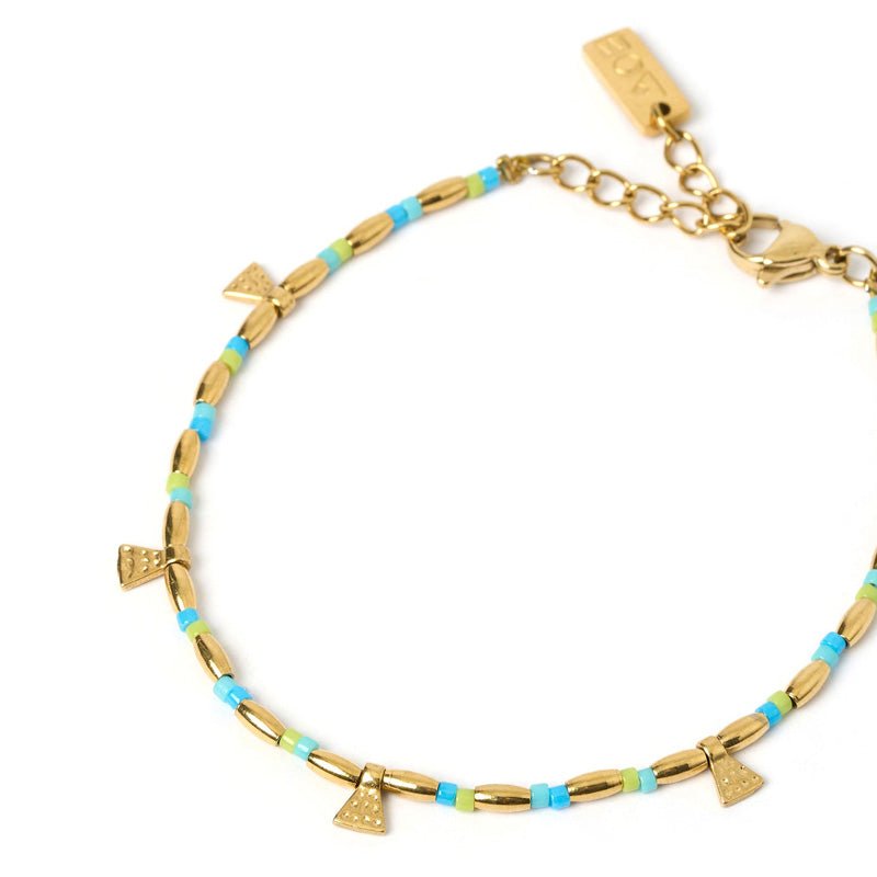 Find Natalia Gold Bracelet Ocean - Arms of Eve at Bungalow Trading Co.