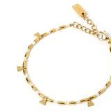 Find Natalia Gold Bracelet Vanilla - Arms of Eve at Bungalow Trading Co.