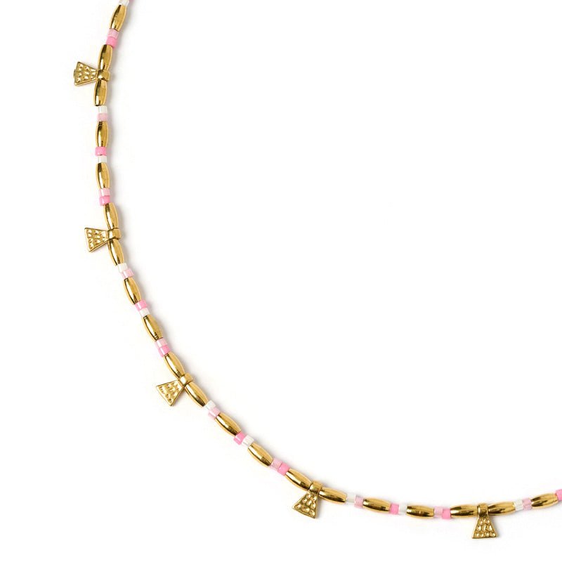 Find Natalia Gold Necklace Peony - Arms of Eve at Bungalow Trading Co.