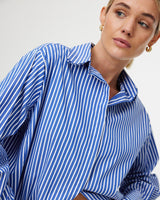 Find Noah Shirt Riviera Stripe - Kinney at Bungalow Trading Co.