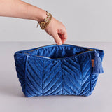 Find Ocean Dreamer Velvet Toiletry Bag - Kip & Co at Bungalow Trading Co.