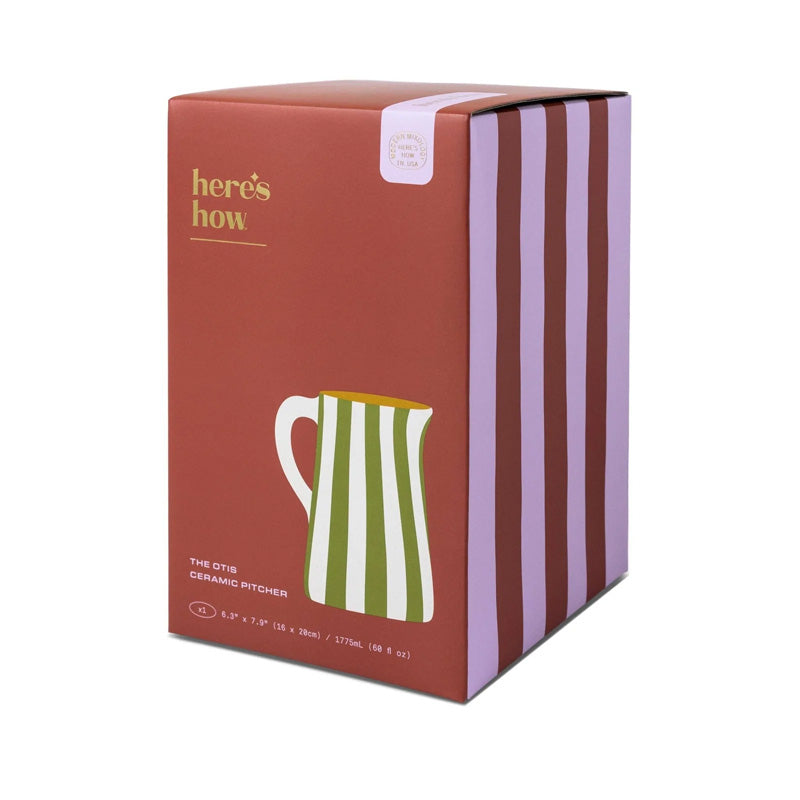 Otis Ceramic Pitcher/Water Jug