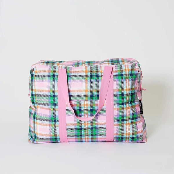 Find Overnight Bag Plaid - Project Ten at Bungalow Trading Co.