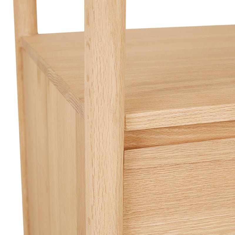 Find Owen Drawer Shelving Unit New Oak - Globewest at Bungalow Trading Co.