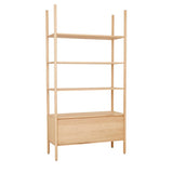 Find Owen Drawer Shelving Unit New Oak - Globewest at Bungalow Trading Co.