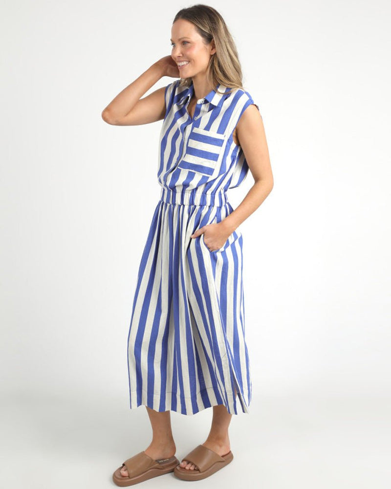 Find Palermo Stripe Dress - Elm at Bungalow Trading Co.