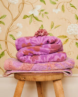 Find Peach Fleur Terry Bath Towel - Kip & Co at Bungalow Trading Co.