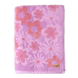 Find Peach Fleur Terry Bath Towel - Kip & Co at Bungalow Trading Co.