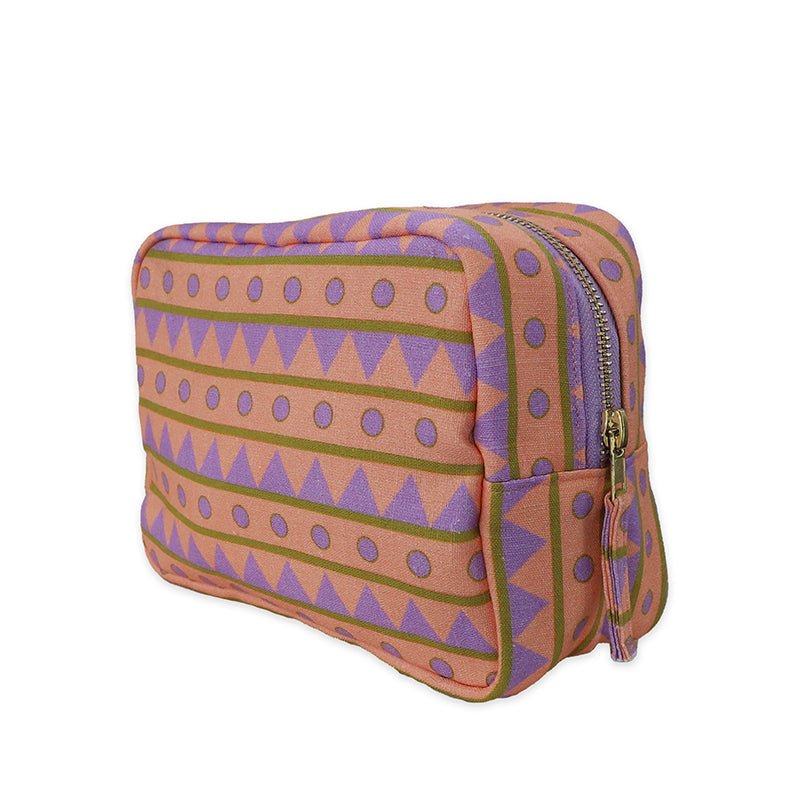 Find Peach Samba Make Up Bag - Loco Living at Bungalow Trading Co.
