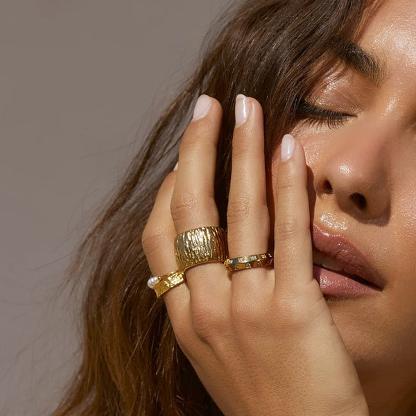 Find Penelope Gold Ring - Arms of Eve at Bungalow Trading Co.