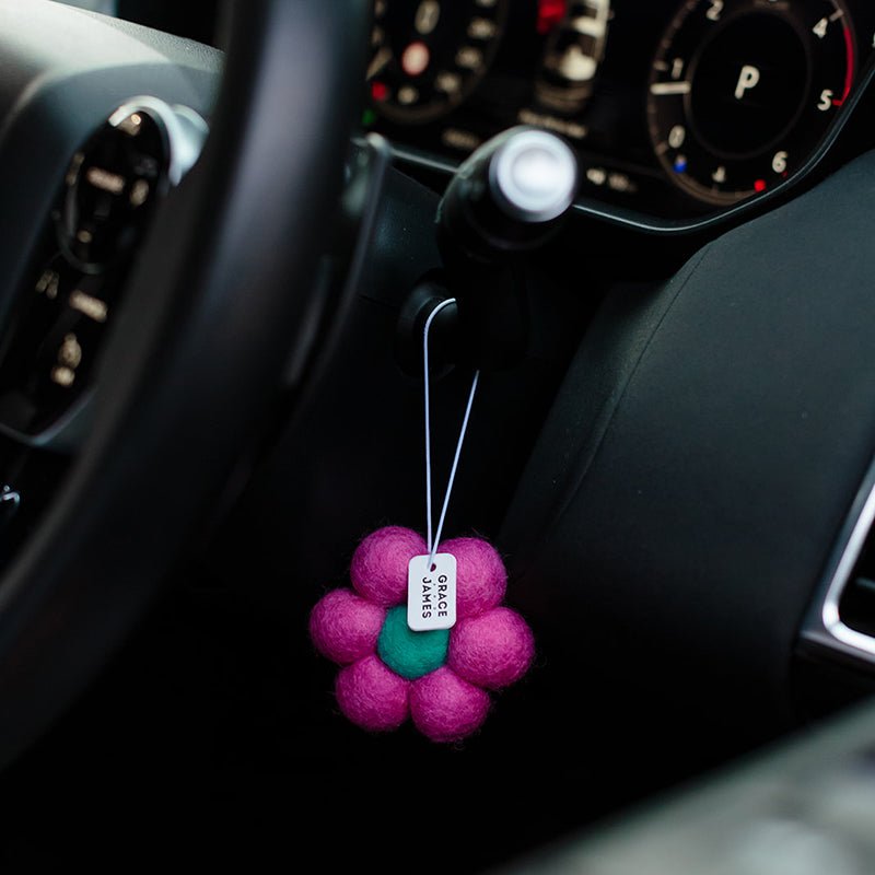 Find Persimmon & Vanilla Felt Air Freshener - Grace and James at Bungalow Trading Co.