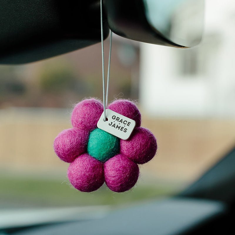 Find Persimmon & Vanilla Felt Air Freshener - Grace and James at Bungalow Trading Co.