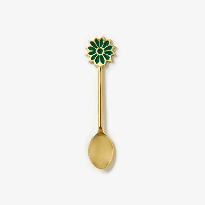 Find Petal Emerald Teaspoon - Bonnie & Neil at Bungalow Trading Co.