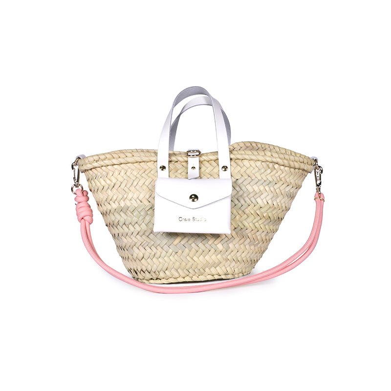 Find Petit Panier Blanc - Craie Studio at Bungalow Trading Co.