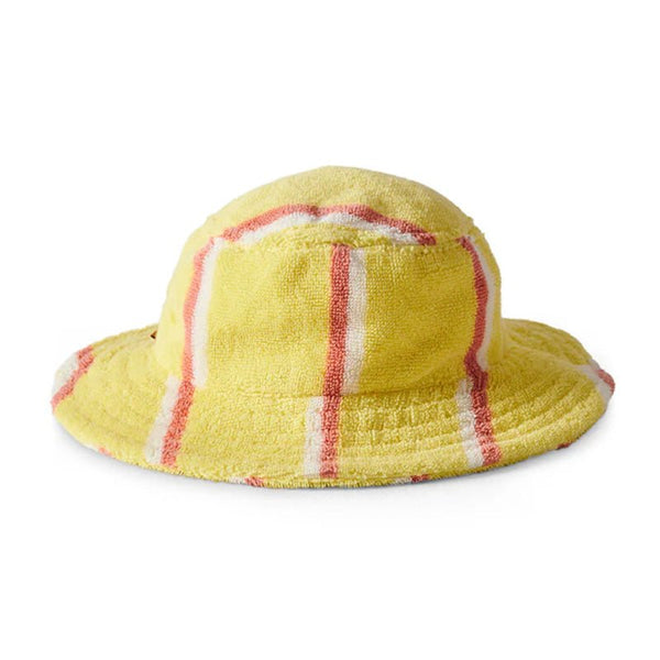 Find Pina Colada Stripe Terry Beach Hat - Kip & Co at Bungalow Trading Co.