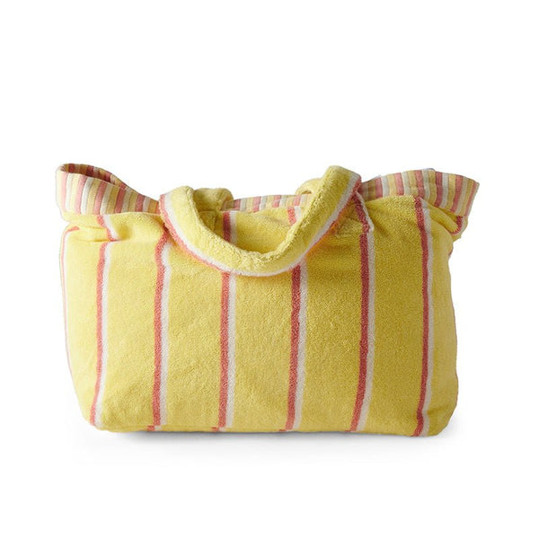 Find Pina Colada Stripe Terry Oversize Beach Bag - Kip & Co at Bungalow Trading Co.