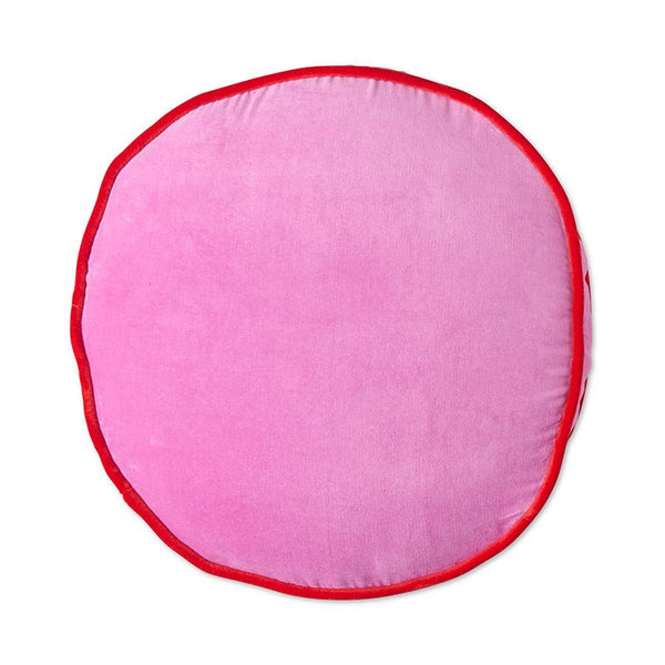 Find Pink Ambition Velvet Pea Cushion - Kip & Co at Bungalow Trading Co.