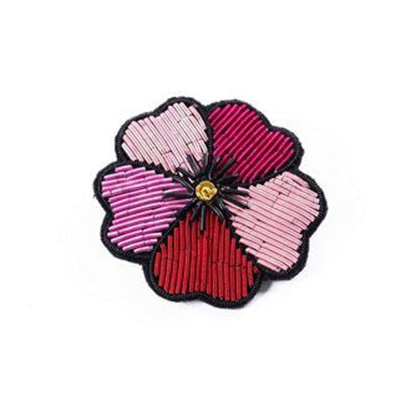 Find Pink Flower Brooch - Parisian Cool at Bungalow Trading Co.