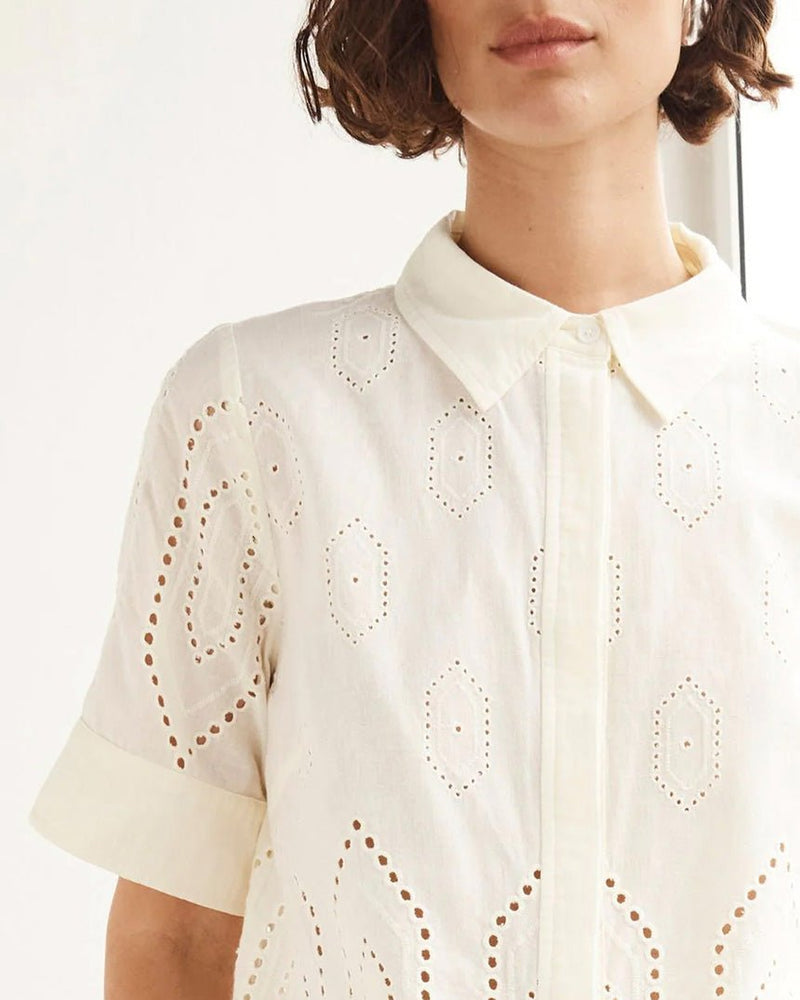 Find Pixel Top Cream Broderie - Zoe Kratzmann at Bungalow Trading Co.