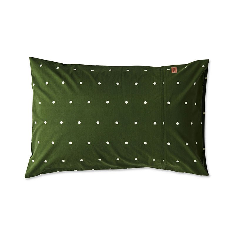 Find Polkadot Cactus Organic Cotton Pillowcases Set of 2 - Kip & Co at Bungalow Trading Co.