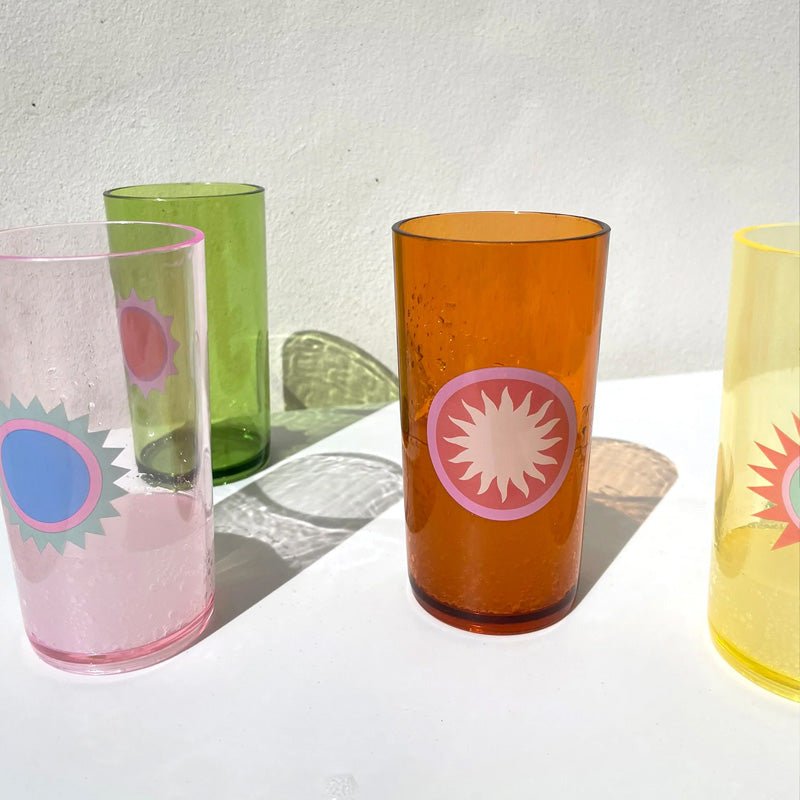 Find Poolside Tall Tumbler Rio Sun Multi Set of 4 - Sunnylife at Bungalow Trading Co.