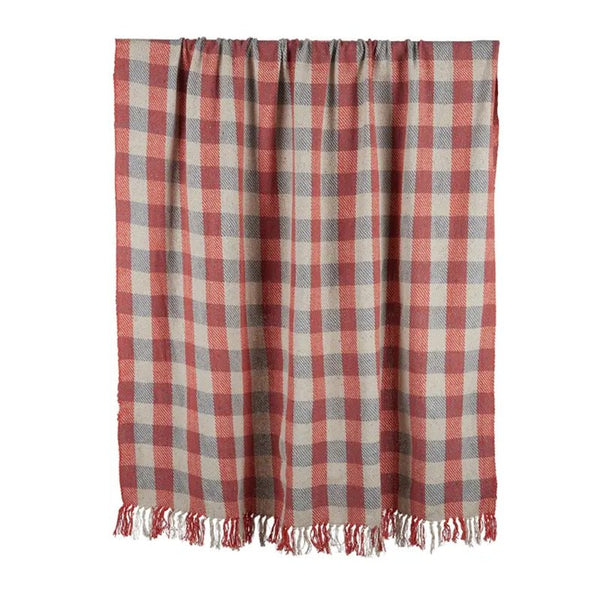 Find Recycled Picnic Throw Blue/Red - Coast to Coast at Bungalow Trading Co.