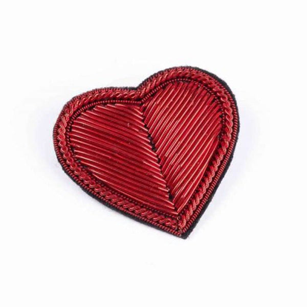 Find Red Heart Brooch - Parisian Cool at Bungalow Trading Co.