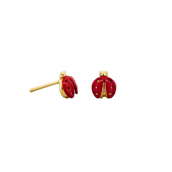 Find Red Ladybird Stud Earrings - Tiger Tree at Bungalow Trading Co.