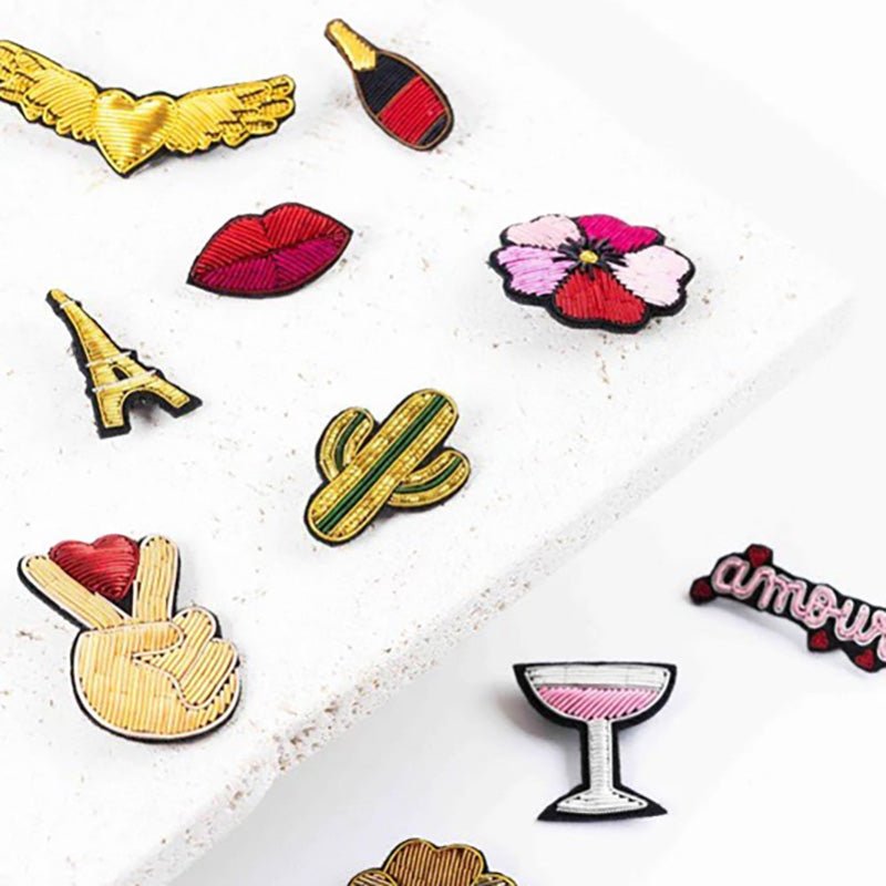 Find Red Lip Brooch - Parisian Cool at Bungalow Trading Co.