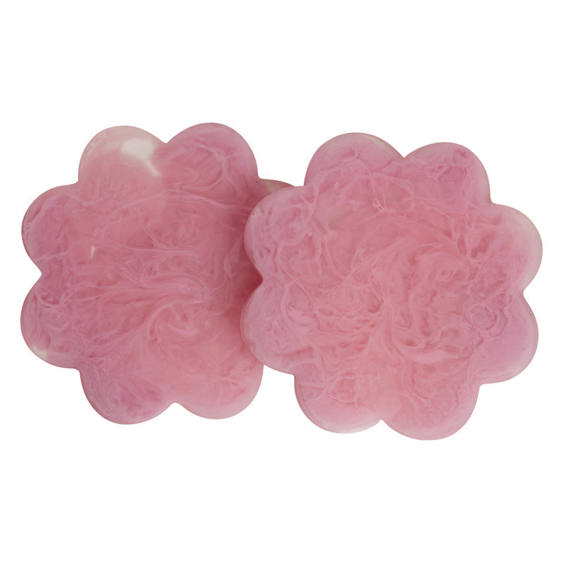 Cecilia Coaster Set of 2 Fuchsia