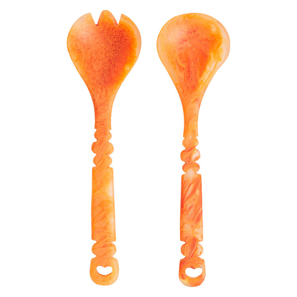 Wilkie Salad Servers Persimmon