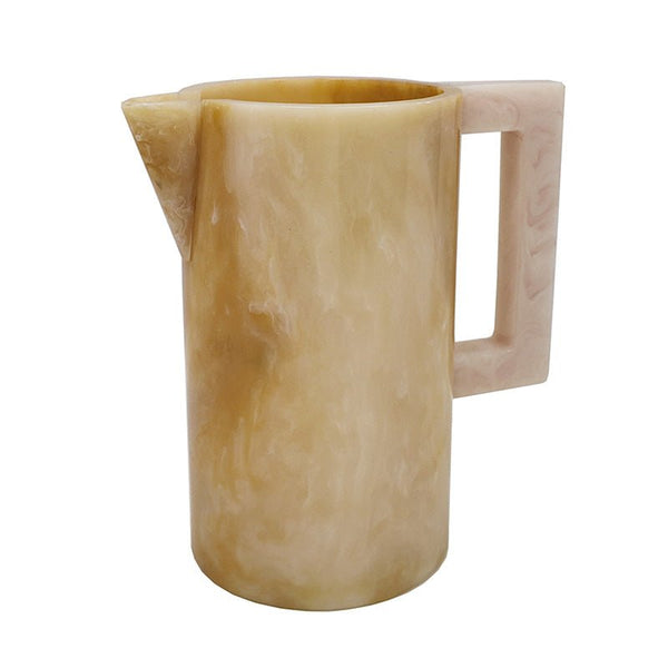 Find Retro Resin Jug Toffee Marble + White - Holiday Trading at Bungalow Trading Co.