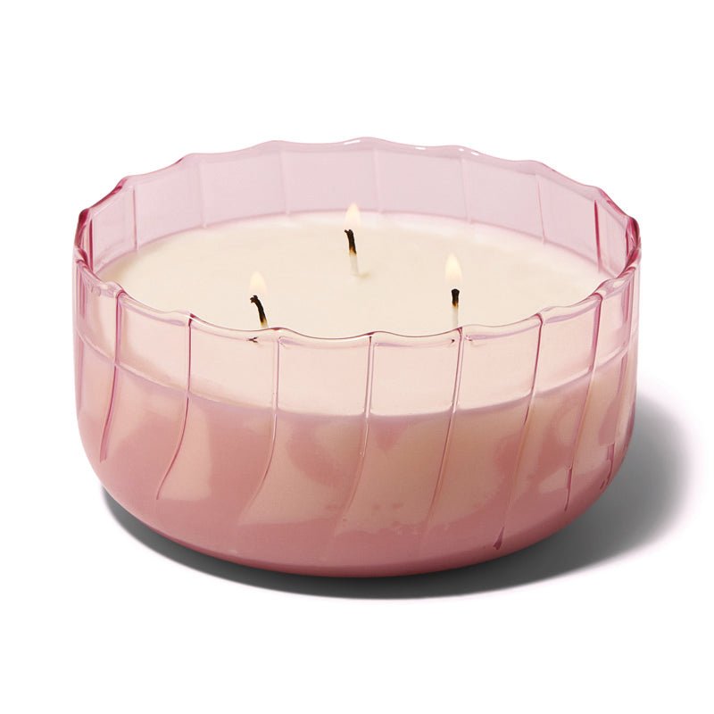 Find Ripple Glass Candle Desert Peach 12oz - Paddywax at Bungalow Trading Co.