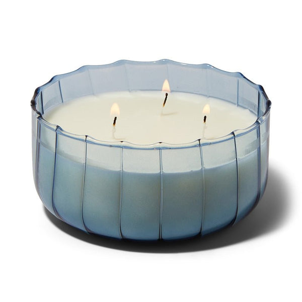Find Ripple Glass Candle Peppered Indigo 12oz - Paddywax at Bungalow Trading Co.