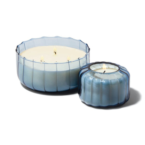 Find Ripple Glass Candle Peppered Indigo 4.5oz - Paddywax at Bungalow Trading Co.