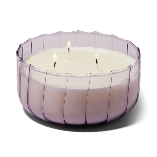 Find Ripple Glass Candle Salted Iris 12oz - Paddywax at Bungalow Trading Co.