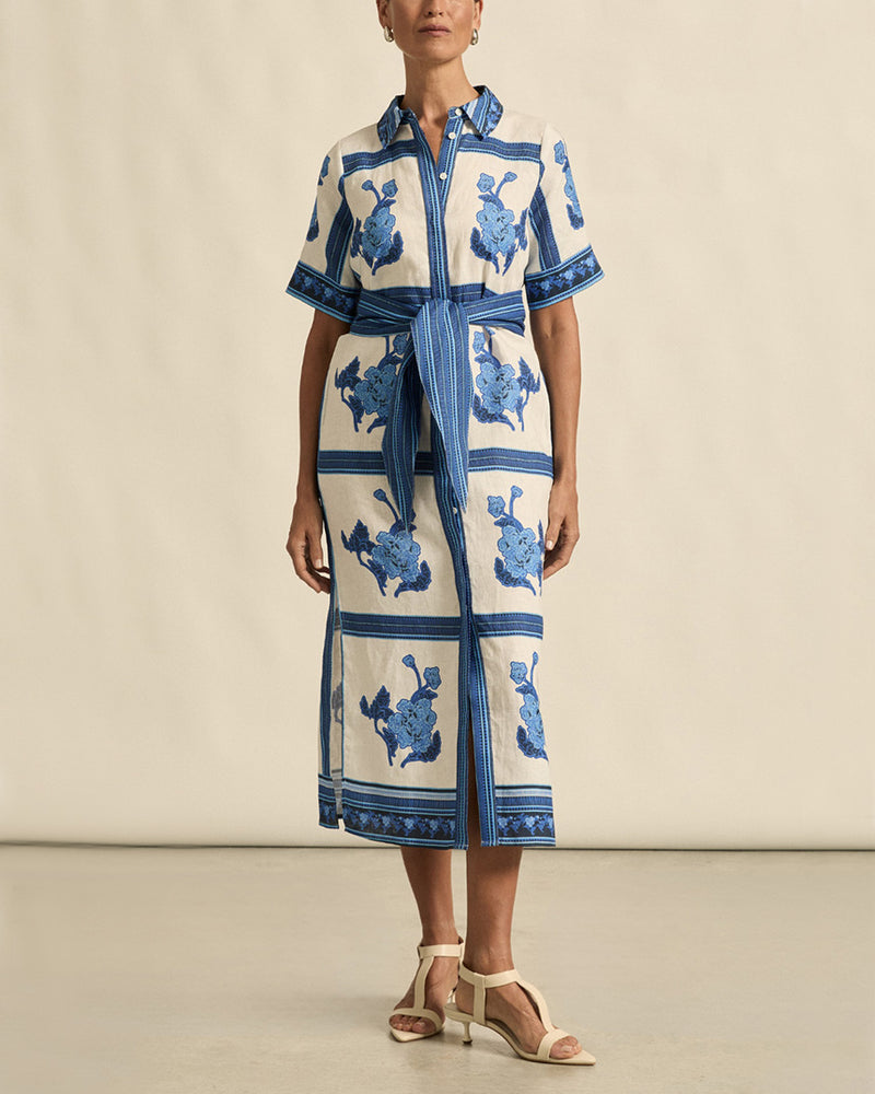Roam Dress Azure Collage