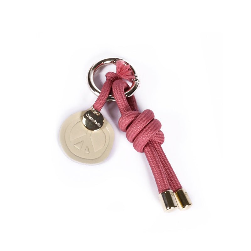 Find Rope Knot Key Ring Dusty Rose - Craie Studio at Bungalow Trading Co.