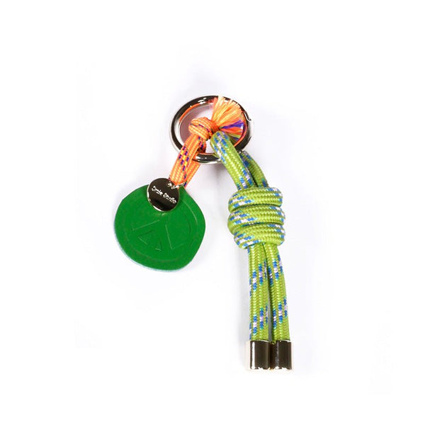 Find Rope Knot Key Ring Tech Green - Craie Studio at Bungalow Trading Co.