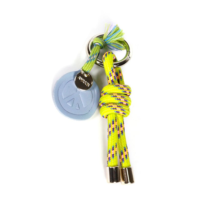 Find Rope Knot Key Ring Tech Yellow - Craie Studio at Bungalow Trading Co.