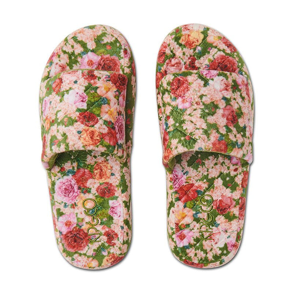 Find Rose Garden Quilted Velvet Slippers - Kip & Co at Bungalow Trading Co.