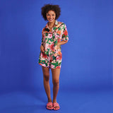 Find Rose Garden Short Sleeve & Short Pyjamas - Kip & Co at Bungalow Trading Co.