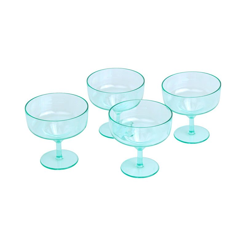 Find Rue Margarita Glass Set of 4 Mint - Designworks at Bungalow Trading Co.