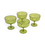 Find Rue Margarita Glass Set of 4 Olive - Designworks at Bungalow Trading Co.