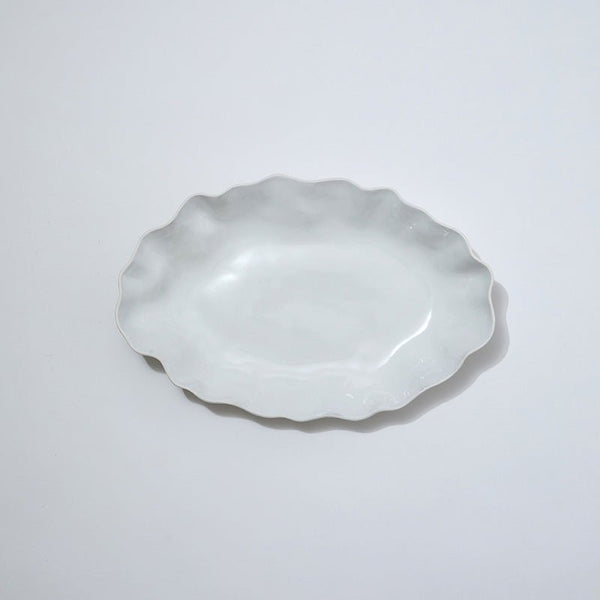 Find Ruffle Rectangle Platter Extra Large - Marmoset Found at Bungalow Trading Co.
