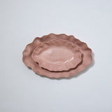 Find Ruffle Rectangle Platter Medium - Marmoset Found at Bungalow Trading Co.