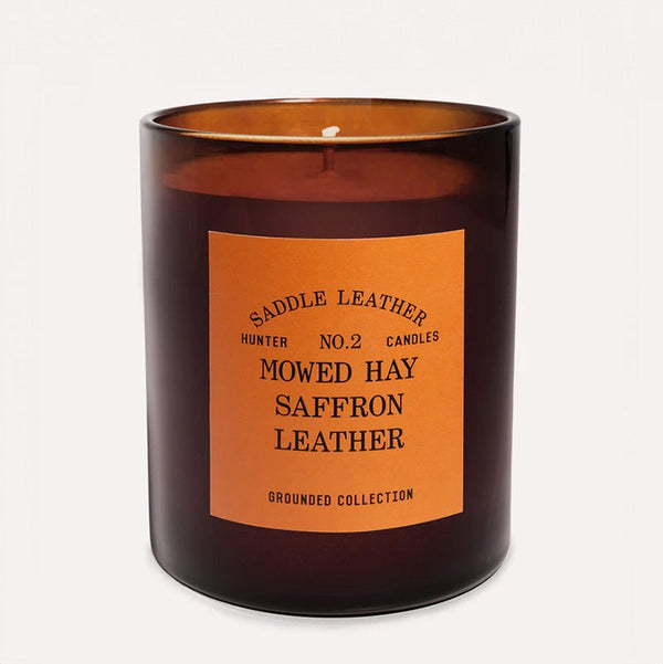 Find Saddle Leather Candle - Hunter Candles at Bungalow Trading Co.