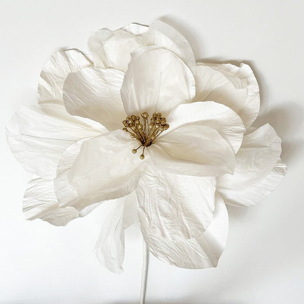 Find Sakura Paper Flower White - Nibbanah at Bungalow Trading Co.