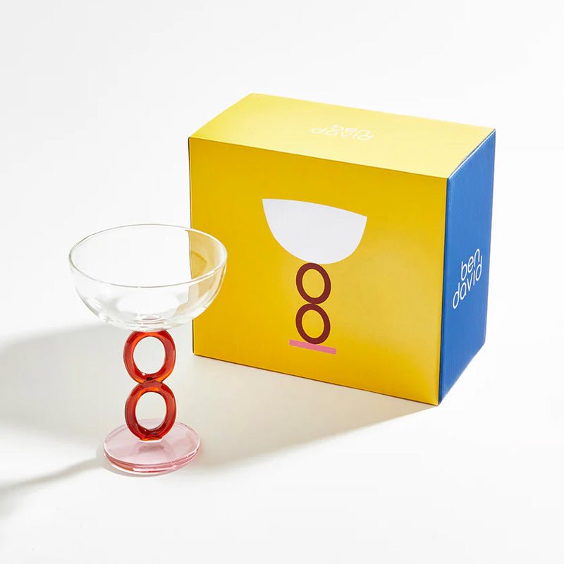 Find Samantha Champagne Coupe Pair - Ben David at Bungalow Trading Co.