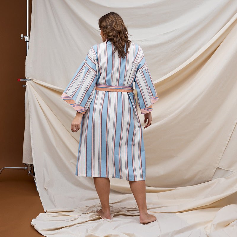 Find Samode Cotton Robe - Sage & Clare at Bungalow Trading Co.